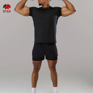 Camisetas de Diseño Personalizado Ryan Pro Gear para Hombre, Transpirables y Cómodas, Estilo Pullover con Cuello Redondo - Product Image 5