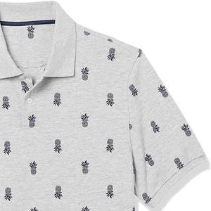 Camisas de Golf de Lona Estampadas de Verano para Hombre, Manga Corta, Secado Rápido, 100% Algodón, Personalizables - Product Image 6