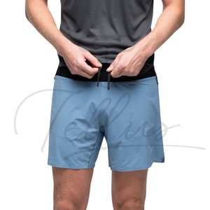 กางเกงขาสั้นลำลองผู้ชายลายตารางผ้าแคนวาส แห้งเร็ว ระบายอากาศได้ดี คุณภาพเยี่ยมสำหรับฤดูร้อน - Product Image 5