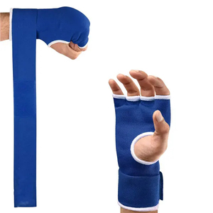 2026 Gel Hand <b>Wraps</b> Blue Nylon Boxing Hand <b>Wraps</b> With Velcro Closure Finger Slits Unisex for Martial Arts and Boxing Training - Product Image 1
