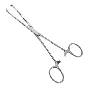 Pinzas para Tejidos Allis de 6 Pulgadas, 4×5 Dientes, Acero Inoxidable, Pinzas Quirúrgicas para Agarrar Tejidos, Instrumento Médico - Product Image 1