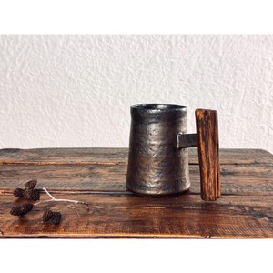 Premium Quality Copper <b>Mug</b> High Standard Custom Copper Mule <b>Mug</b> With Wooden Handles from Indian Exporter - Product Image 3