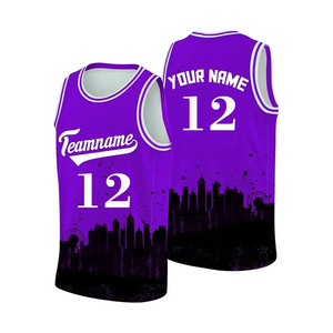 Maillot de basket-ball pour hommes, sans manches, à séchage rapide, personnalisable par sublimation, fabricant de vêtements de basket-ball - Product Image 4