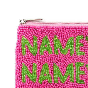 Embroidery Seed Beaded Handmade Clutch Coin <b>Purse</b> <b>Small</b> Colorful Zipper Closure Unisex High Quality Eco-Friendly Durable - Product Image 3