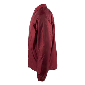 Men's Green Windproof Zipper Casual Stand Collar Regular Sleeve Polyester Material Autumn Wear <b>Coach</b> Jacket For Online Sale - Product Image 5