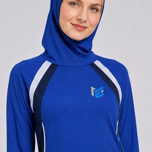 Ensemble Burkini Modeste Premium 4 Pièces, Maillot de Bain Islamique avec Pantalon, Séchage Rapide, Écologique, Couvrance Élevée, Vêtements de Plage et de Bain - Product Image 6