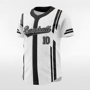 Maillot de baseball unisexe personnalisé, chemise uniforme à boutons avec logo personnalisé, maillots pour le baseball et le softball - Product Image 2