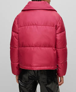 OEM Factory Prices Women's Customized Heated Eco-Friendly <b>Quilted</b> Puffer Coat Jacket Nylon Lining Waterproof Breathable Casual - Product Image 3