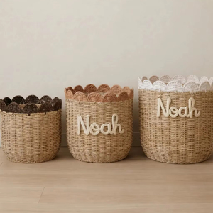 Adorable Personalize Design To Kids Rooms With Name Spacy Practical <b>Storage</b> <b>Storage</b> Basket For Kid - Product Image 1