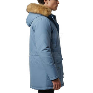Parka à capuche pour homme, épaisse, isolée, coupe-vent, confortable, manteau d'hiver pour l'extérieur 2026 - Product Image 3