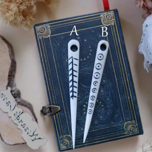 Agujas de Hueso de Búfalo Naturales Hechas a Mano para Punto de Cruz, Costura Tradicional, Manualidades, Abalorios y Trabajo Textil - Product Image 3