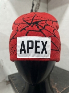Gorro de Punto Personalizado con Diseño de Telaraña Roja, Gorro con Parche de Logotipo, Gorro Elástico de Invierno con Puño, Unisex - Product Image 2