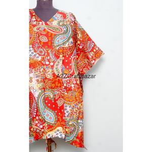 ชุดเดรสยาวทรงบอดี้คอนผ้าฝ้ายอินเดียลายดอกไม้  แบบสวมใส่สบาย  เป็นมิตรกับสิ่งแวดล้อม  เซ็กซี่  ลำลอง  ใช้คลุมชุดไปทะเลได้  ชุดนอน  ตกแต่งด้วยขนนก  เอวเข้ารูป - Product Image 2