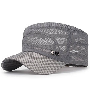 Casquette de baseball réglable à boucle métallique FlatTop - Respirante et imperméable, 100% coton, unisexe, style vintage sportif décontracté, toutes saisons - Product Image 4