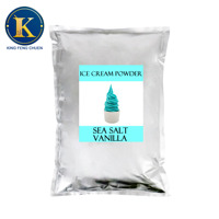 Mélange en poudre pour crème glacée molle à la vanille et au sel marin, sac de 1,3 kg, par King Feng Chuen, certifié HACCP ISO22000, durée de conservation de 16 mois, TW