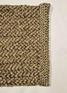 Tapis en jute design, décoration moderne pour intérieur, tapis en jute tressé fait main, exportateur d'Inde à bas prix - Product Image 5