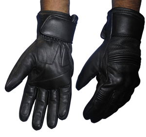 Gants de moto en cuir de vachette de haute qualité avec protection rigide des articulations et compatibilité tactile pour la course et la conduite – Vente en gros - Product Image 3