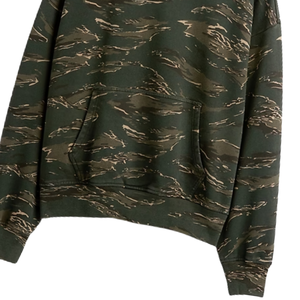 Sweat à capuche camouflage en molleton bouclette 100 % coton, épais, pour homme, idéal pour la chasse et le streetwear, vente en gros - Product Image 4