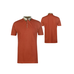 Polo tricoté décontracté pour homme, coupe droite, manches courtes, couleur unie, boutonnage frontal, personnalisable OEM, disponible à la vente en ligne - Collection 2026 - Product Image 4