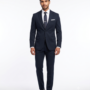 100% Polyester Woven Stretch Fabric Breathable Quick-Dry Wrinkle Resistant Lightweight Solids Unisex Suit Trouser Blazers - Product Image 1