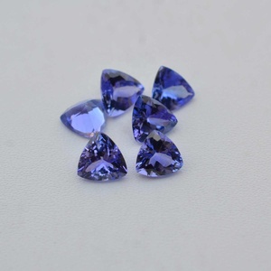 5มม. คุณภาพพรีเมี่ยมพลอย tanzanite เจียระไนเป็นล้านล้านตัดอัญมณีที่ผ่านการรับรองแบบหลวมสำหรับเครื่องประดับ - Product Image 2