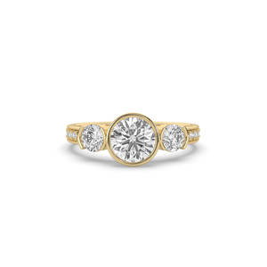 Anillo de Diamante Cultivado en Laboratorio de 1.70Ct, Oro Sólido de 14K/10K, Corte Brillante Redondo, Estilo Único, Joyería Fina para Mujer, Anillo Personalizado, Venta al Por Mayor B2B - Product Image 6
