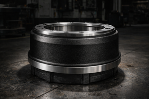 Tambour de frein robuste pour camions et systèmes d'essieux de voitures, haute stabilité de charge, longue durée de vie, fonte grise HT250 - Product Image 5