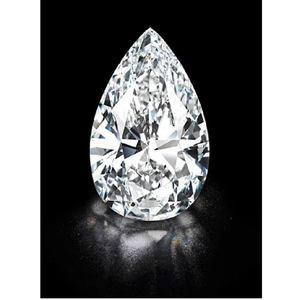 Diamante Blanco Cultivado en Laboratorio, Corte Pera Superior, Gema Suelta con Acabado Brillante para Joyería Fina, Anillos de Compromiso, Diseños Personalizados - Product Image 1