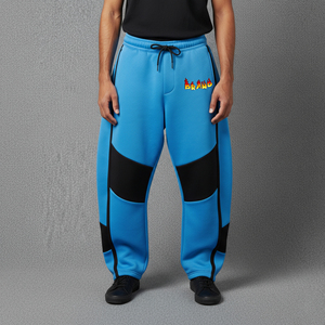 กางเกงวอร์มผู้ชายผ้าแคนวาส OEM หนัก 320GSM ซักพิเศษ 100% ผ้าฝ้าย เป็นมิตรกับสิ่งแวดล้อม ระบายอากาศได้ดี กันยับ แห้งเร็ว สองสี - Product Image 3