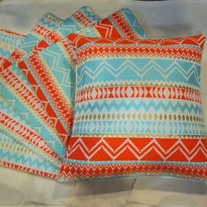 Taies d'oreiller carrées en patchwork faites à la main, 100% coton, style bohème vintage, personnalisables, fermeture enveloppe pour la décoration de la maison et des hôtels - Product Image 6