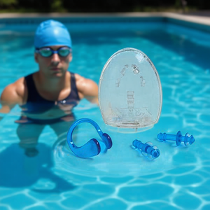 Set di tappi per le orecchie e clip per il naso Intex Aqua Swim, attrezzatura da nuoto senza lattice per giovani - Product Image 3
