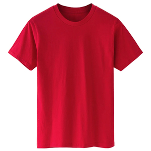 เสื้อยืดคอกลมแขนสั้นผู้ชายผ้าฝ้ายแท้ 100% แบบสั่งทำ OEM สีทูโทนด้านหน้า ระบายอากาศได้ดี แห้งเร็ว ทรงปกติ เหมาะสำหรับออกกำลังกาย - Product Image 2