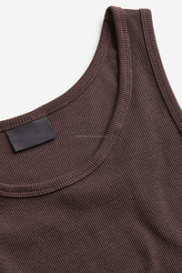 Camiseta sin Mangas para Hombre, Personalizada OEM, Informal, 100% Algodón, Transpirable, Ecológica, de Secado Rápido, para Entrenamiento Físico - Product Image 4