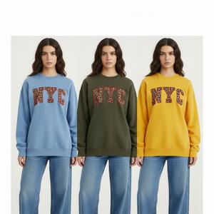 Sudadera Casual de Otoño-Invierno para Mujer, Holgada, con Cuello Alto Simulado, a Precio de Mayoreo - Product Image 6