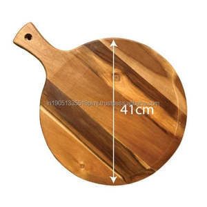 Planche à découper en bois d'acacia de bonne qualité faite à la main en gros pour ustensiles de cuisine pour la coupe de légumes et de fruits - Product Image 6