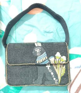 Luxury Handmade Beaded Square Shoulder Bag Women Girls Boho Floral <b>Cherry</b> Embroidery Soft Comfortable Wide Shoulder Straps - Product Image 4