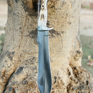 Couteaux Bowie traditionnels pour l'extérieur avec lame durable et poignée ergonomique pour les aventures en camping, équipement de randonnée - Product Image 1