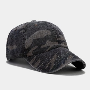 Casquette de baseball unisexe en coton vintage, réglable, style trucker et 'Dad Hat', teinte, effet vieilli, vierge, lavée, pour le sport, avec logo personnalisé, vente en gros - Product Image 4