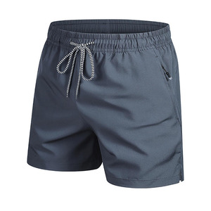 <b>Men</b>’s Quick Dry Casual <b>Shorts</b> Lightweight Drawstring Athletic Running Beach <b>Shorts</b> <b>Zip</b> <b>Pocket</b> Summer Sportswear Wholesale - Product Image 1