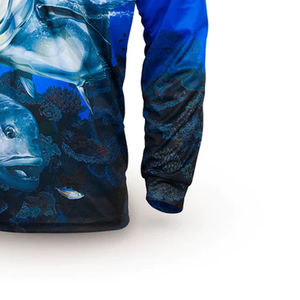 Camisas de Pesca Polo de Manga Corta para Jóvenes Profesionales, Suaves, Transpirables, de Secado Rápido, con Impresión por Sublimación Completa, Hechas de Poliéster - Product Image 3