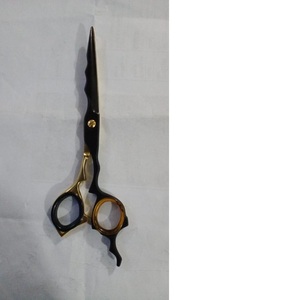 Wholesale Custom logo Salon Japanese Stainless Steel Gold Professional Barber Hair Cutting Scissors - Product Image 4