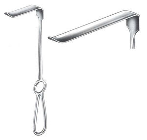 Retractor Langenbeck de Acero Inoxidable, Instrumento Quirúrgico Manual Reutilizable y Autoclavable para Cirugía General - Product Image 3