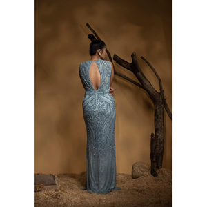 High End Modern Bodycon Mermaid Floor-Length Evening Gown | Premium Designer Women Wedding | Formal Celebration Wear | Supplier - Product Image 1