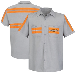 Chemise de travail pour mécanicien automobile homme, en coton, boutonnée, style course, uniforme professionnel, fournisseur en gros, chemise uniforme boutonnée pour homme - Product Image 4