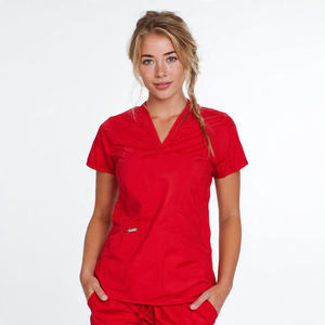 Camiseta de Peluquería Canina, Ropa de Trabajo para Peluqueros de Mascotas, Manga Corta, Uniforme para Mujeres - Product Image 3