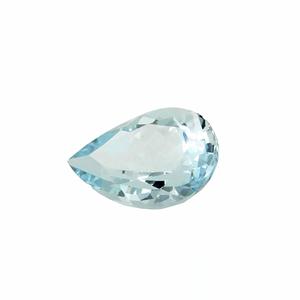 A. R. CREATION - Gema Suelta de Aguamarina Natural con Iridisencia Azul Claro, Corte Pera, 1 Quilate, 8x6 mm, Procedente de la India, para la Elaboración de Joyas - Product Image 2
