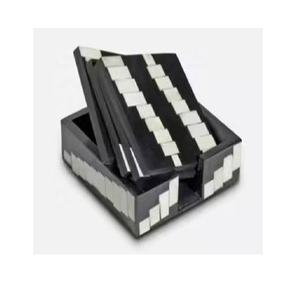 Juego de posavasos con incrustaciones de hueso moderno hecho a mano, 4 piezas, patrón Zigg Zag, té, café, mesa, bebida, utensilios de cocina para Houeswarming, regalo para el hogar - Product Image 5