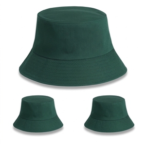 Wholesale High Quality Summer Outdoor Design Logo Printed <b>Reversible</b> <b>Bucket</b> Caps Solid Color 100% Cotton Unisex Custom - Product Image 1