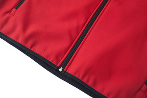 Veste à capuche de couleur unie d'automne avec logo personnalisé, imperméable, coupe-vent, veste softshell pour la randonnée en plein air pour hommes - Product Image 4