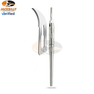 Lames de scalpel pour couteau, lames de scalpel en acier à haute teneur en carbone, lames Dermablade, emballées individuellement, stériles, scalpel réglable, numéroté - Product Image 2
